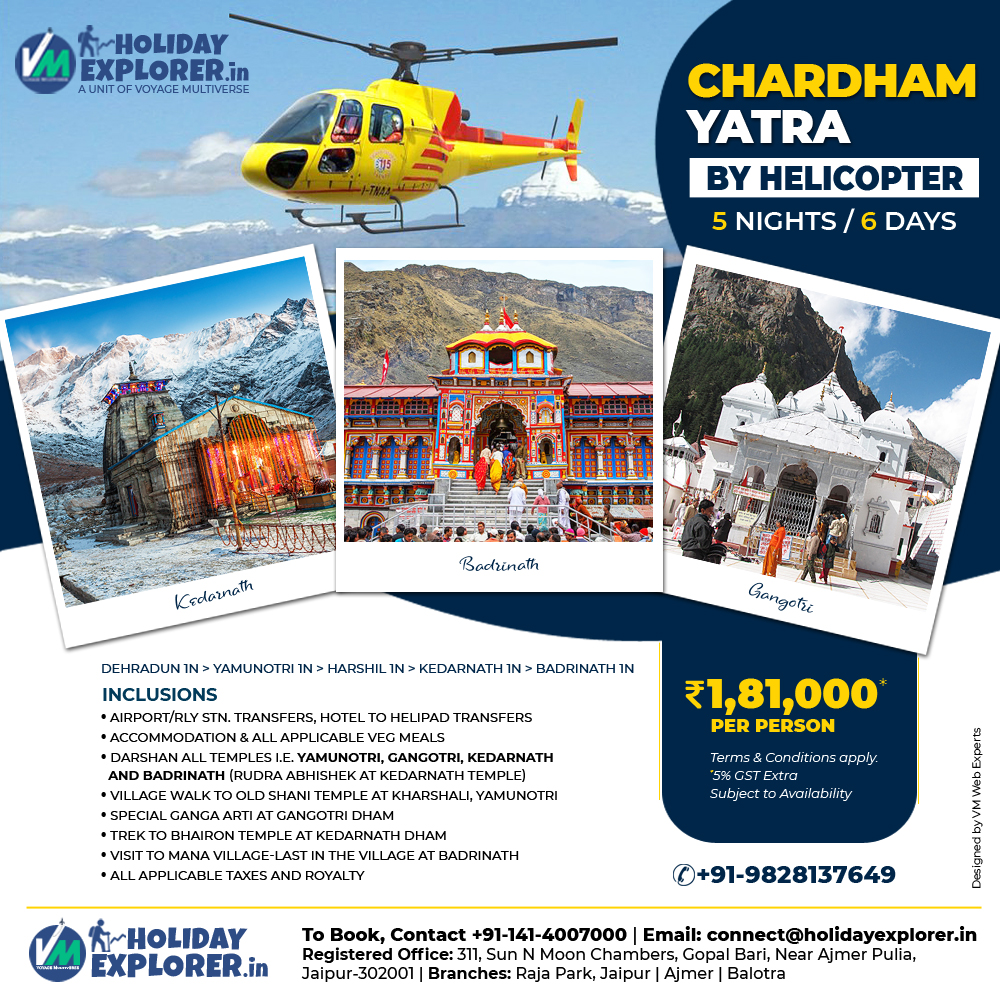 Char Dhaam by Helicopter